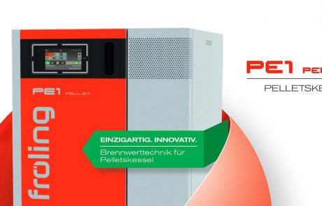 Energiesparen Fröling Pelletskessel PE1 Pelletgraspointner